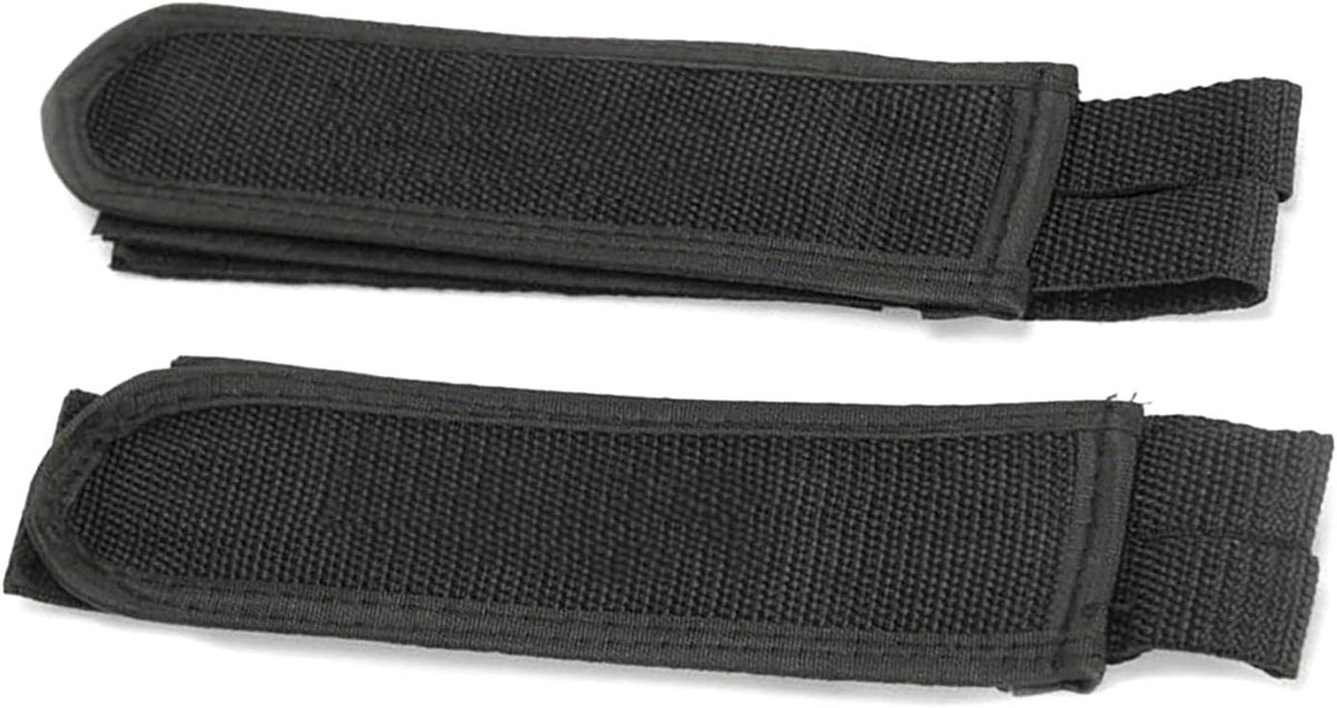Fiets Pedaal Straps - Voetriemen Fietspedalen - Fietsen Fixie - Dubbele Band - 47 cm - Zwart