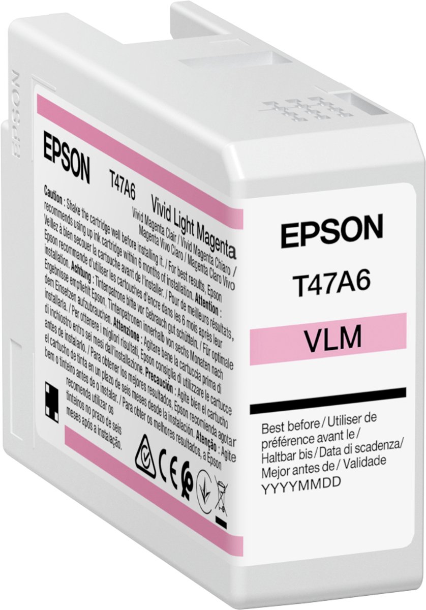 Epson Inktpatroon T47A6 Vivid Light Magenta UltraChrome Pro 50ml