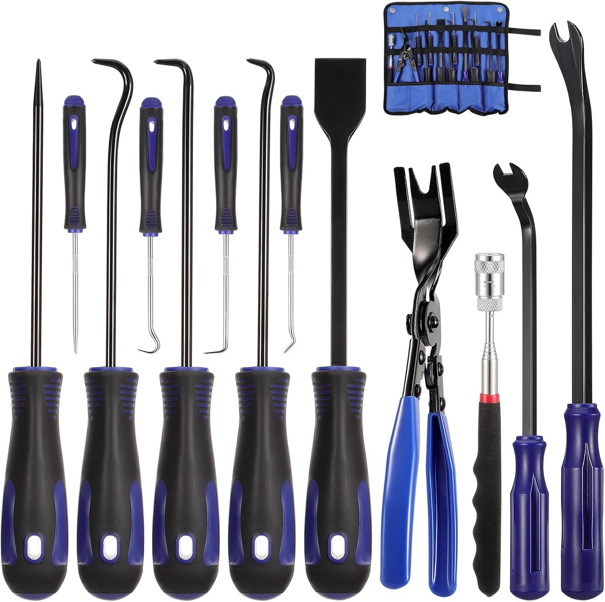 Interieursets - Auto Gereedschapset - Interieur demontage - Auto Trim Removal Tool - Auto Reparatie Set van Oxford Stof - 13stuks