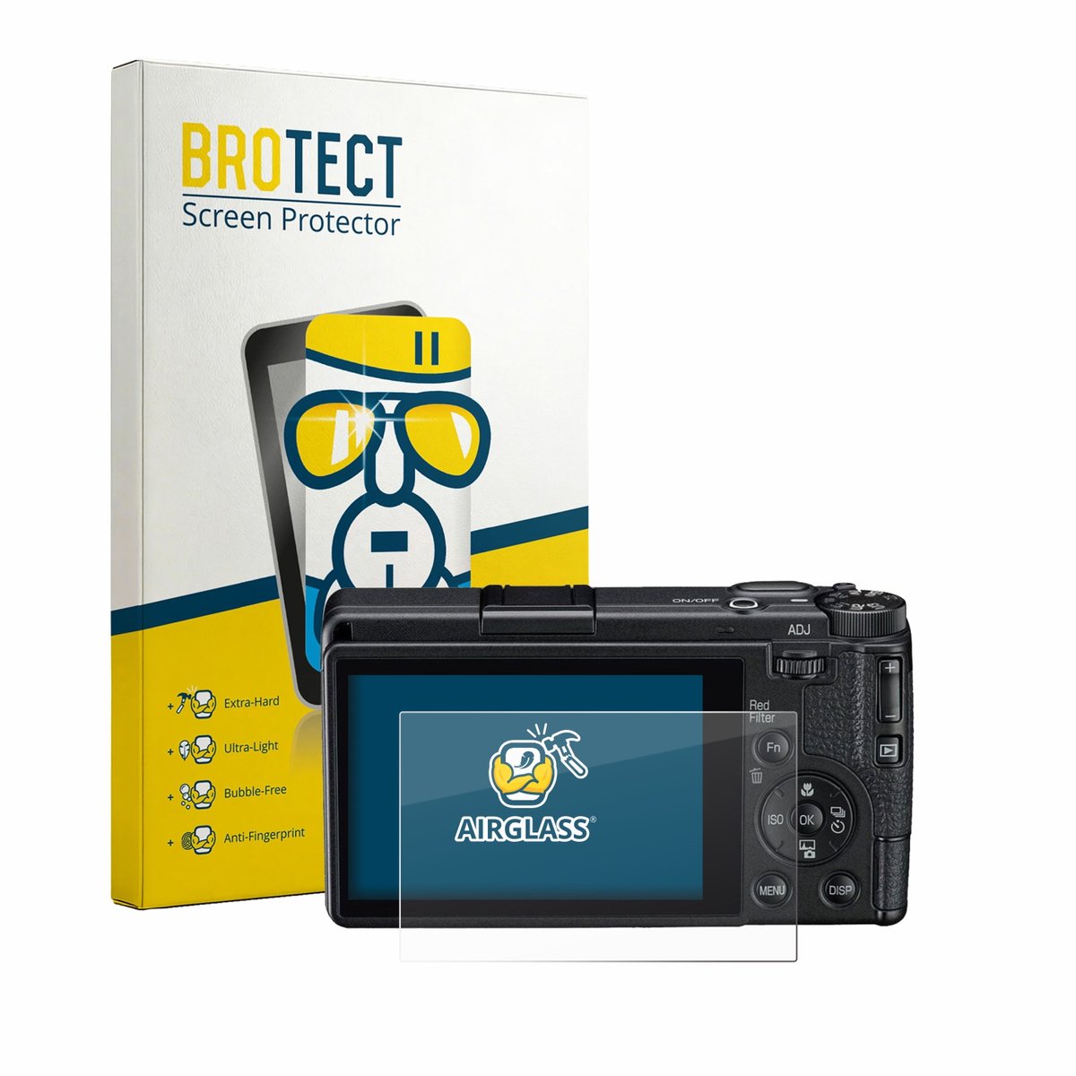 Screenprotector voor Ricoh GR IV Monochrome Beschermglas transparant