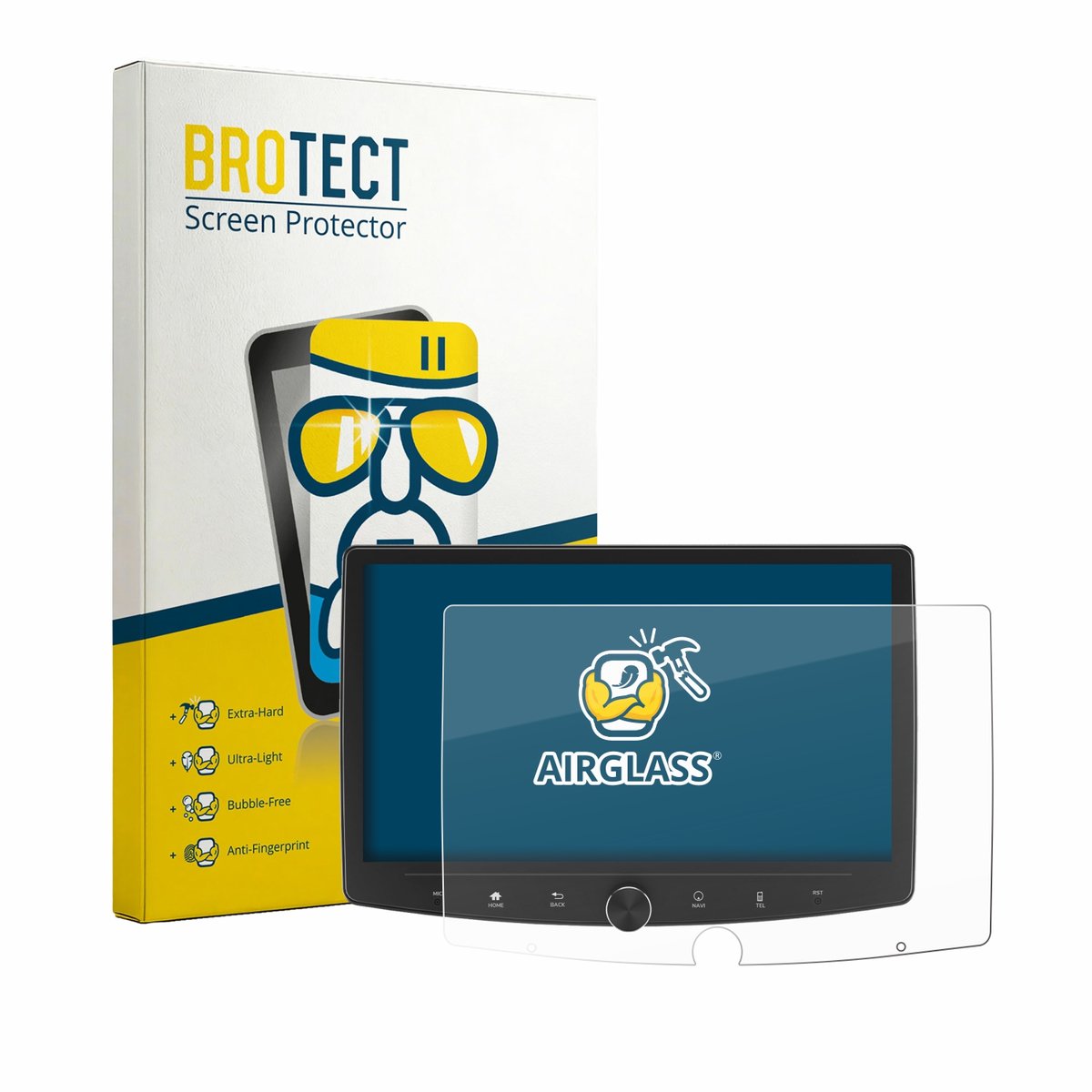 Screenprotector voor Eonon UX6SK2-PLUS Beschermglas transparant