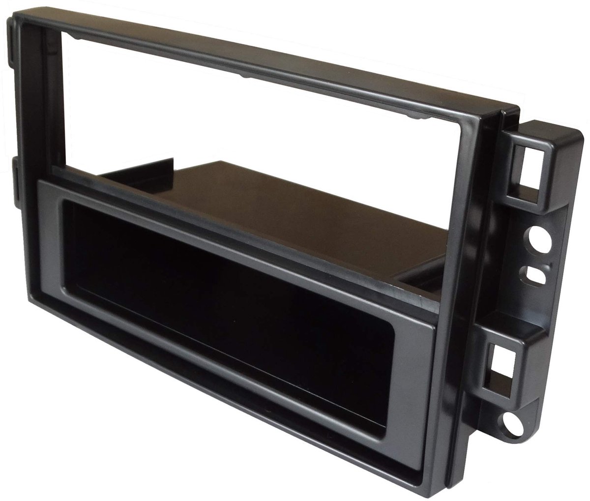 aladdien - Autoradio-adapter - ISO-radio montage - Zwart - 1 DIN 2DIN - Geschikt voor standaard autoradio's - Ideaal voor vervanging