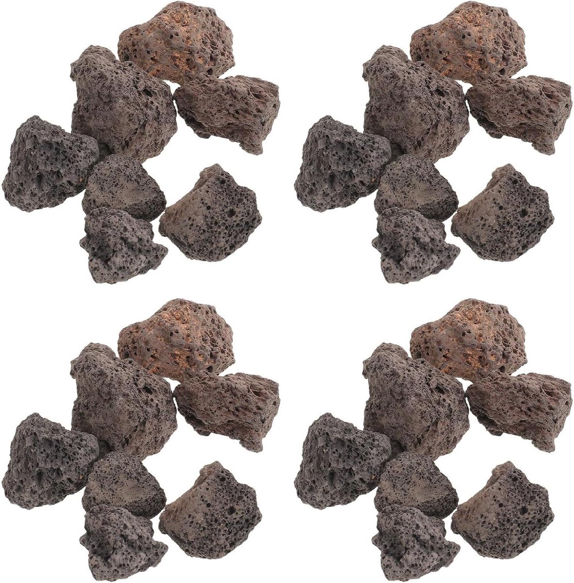 Vulkanische Puimsteen - Decoratieve Stenen - Aquarium Decoratie - Hoge Porositeit - 11 kg - Zwart