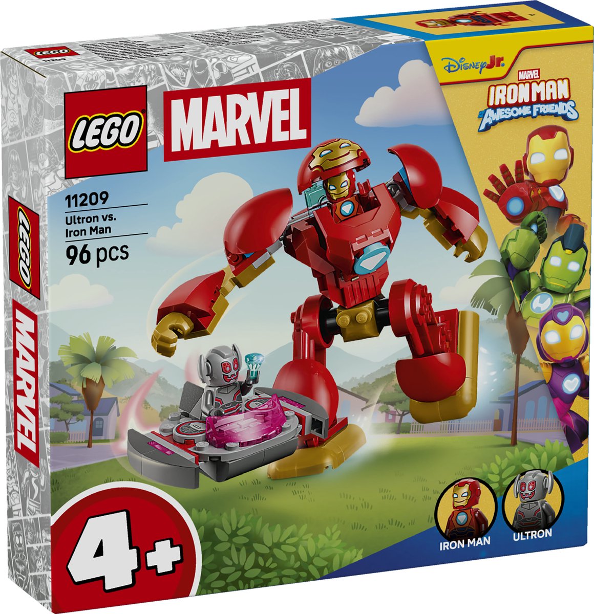 LEGO ǀ Marvel Iron Man en Zijn Fantastische Vriendjes Ultron tegen Iron Man Bouwpakket 11209 – foto 7