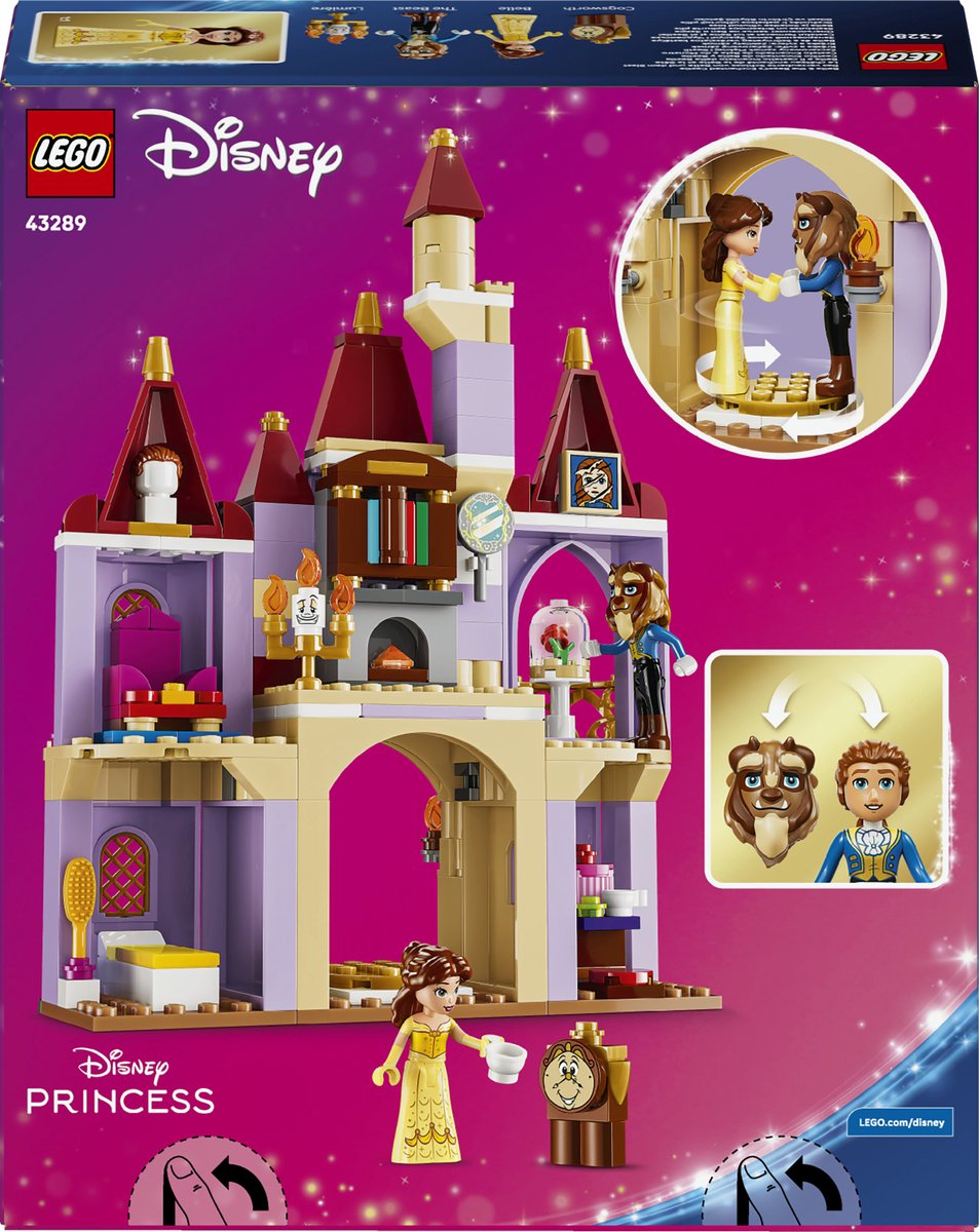 LEGO ǀ Disney Princess het Betoverde Kasteel van Belle en het Beest Bouwpakket voor Kinderen 43289 – foto 5
