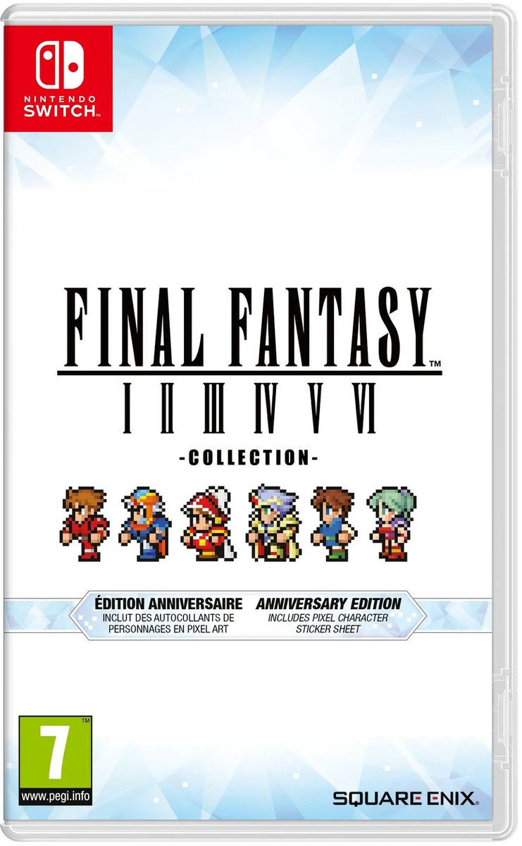Square Enix FINAL FANTASY I-VI Bundle NSW Speciaal Vereenvoudigd Chinees, Traditioneel Chinees, Duits, Engels, Spaans, Frans, Italiaans, Japans, Koreaans Nintendo Switch