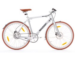 Sharp Milano BK-RS08-ES e-bike 7Ah 1sp naked bike zilver