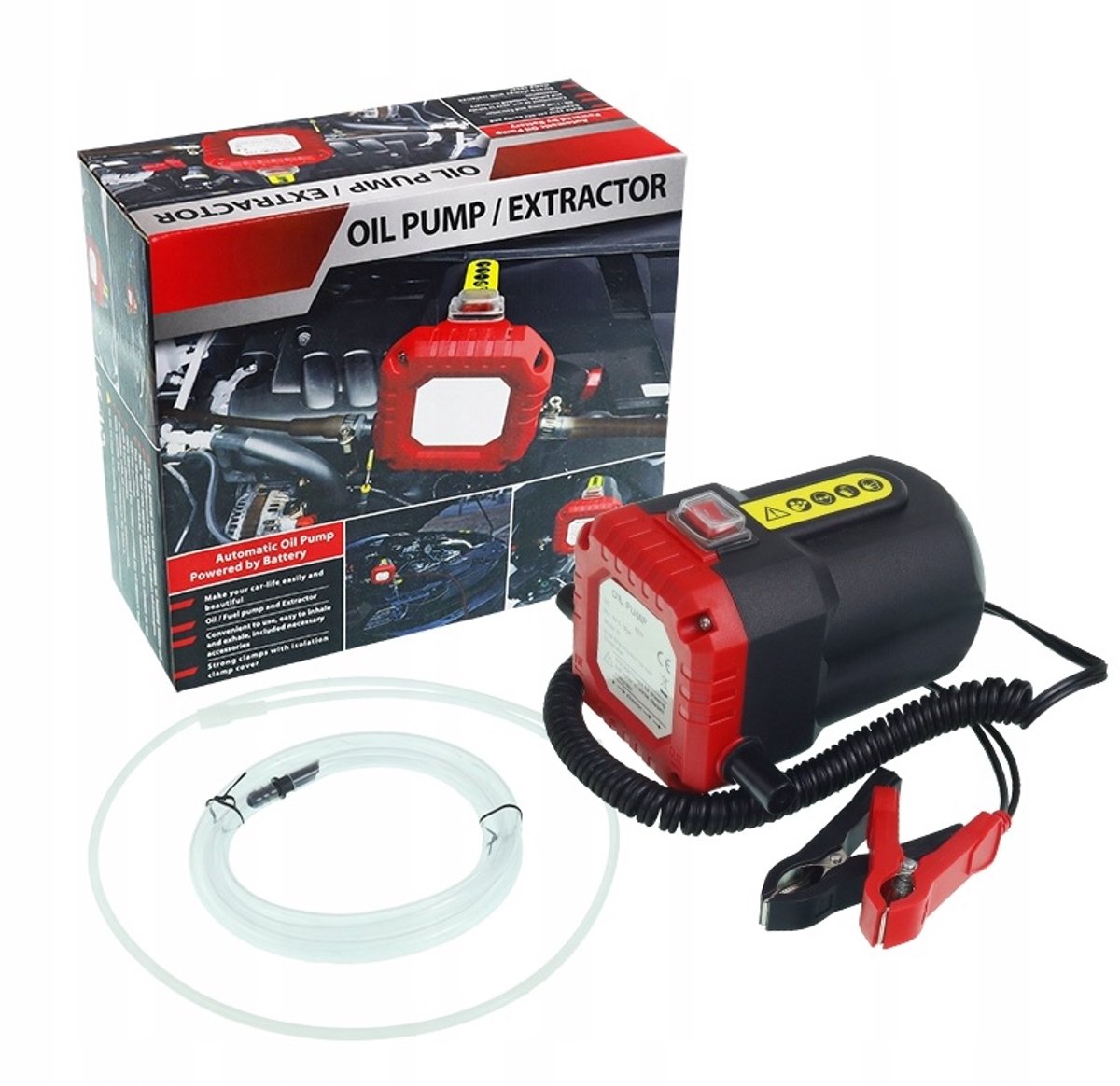12 volt olieafzuigpomp 60 watt - vloeistof pomp - hevelpomp - overhevelingspomp - gmp