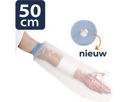 Douchehoes arm - Gipshoes arm - Halve arm - onderarm - hand - elleboog - waterdicht - medisch silicone - latexvrij