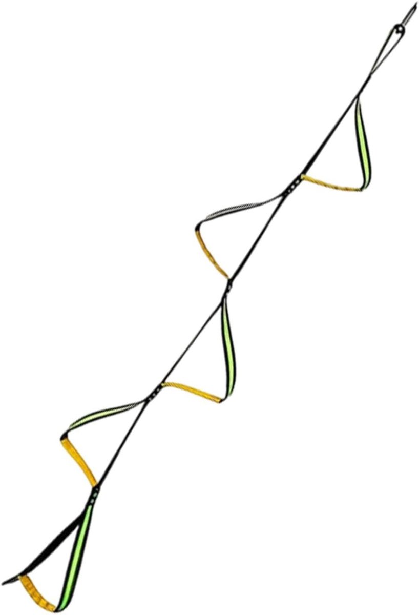 Touwladder Boot - Klimladder Watersport - Veilig Instappen - Antislip Ontwerp - 160 cm - Zwart