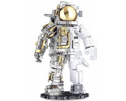 Jaki G8901 Gold Edition Astronaut Ruimtevaarder bouwset | Artemis Space Wars Expert modelbouw | Classic Creator STEM ideas speelgoed bouwpakket voor kinderen & volwassenen | Technic nasa star robot | Geschikt voor lego | Bouwdoos met 1078 bouwstenen