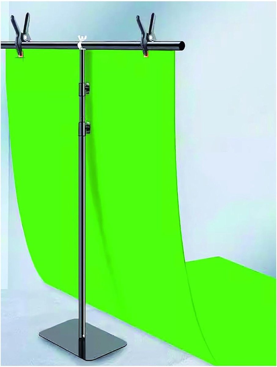 Groene Achtergrond - Fotografie Doek - Video Opnames - Machinewasbaar - 150x200cm - Groen