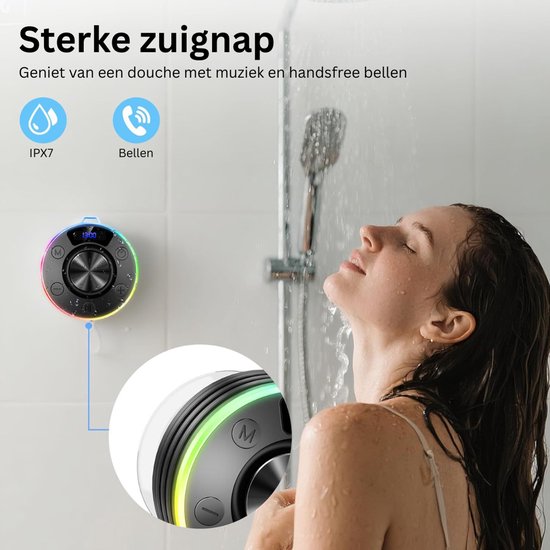 MRKK® Douche Speaker - Draagbare Radio - Bluetooth - Waterdicht van MRKK — afbeelding 2