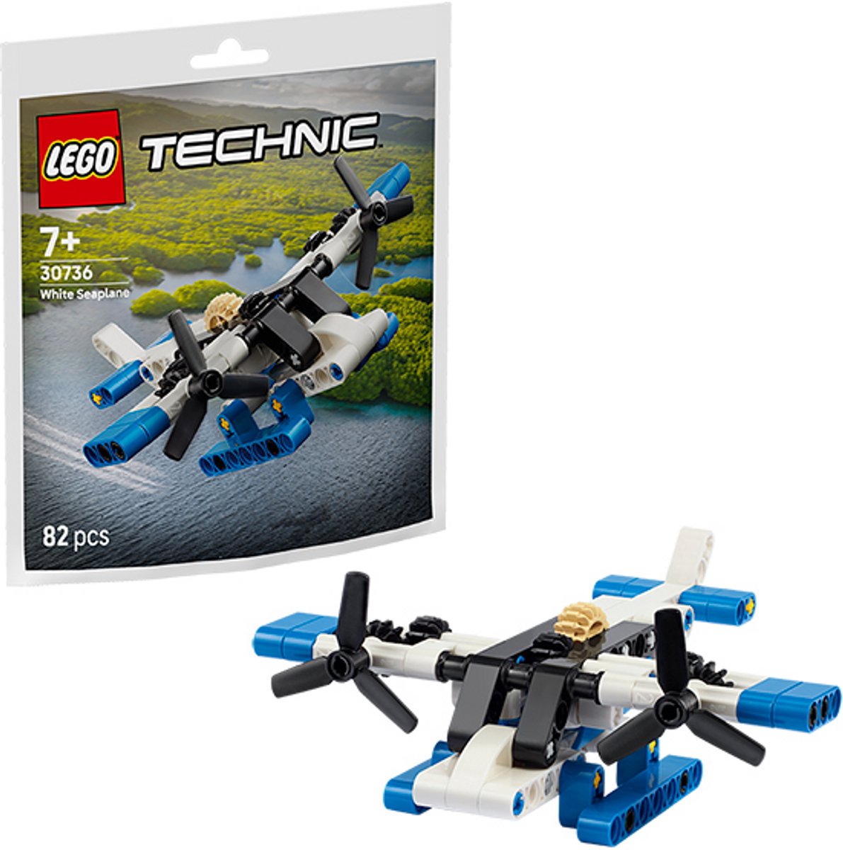 LEGO Technic - Wit watervliegtuig - 30736 — afbeelding 6