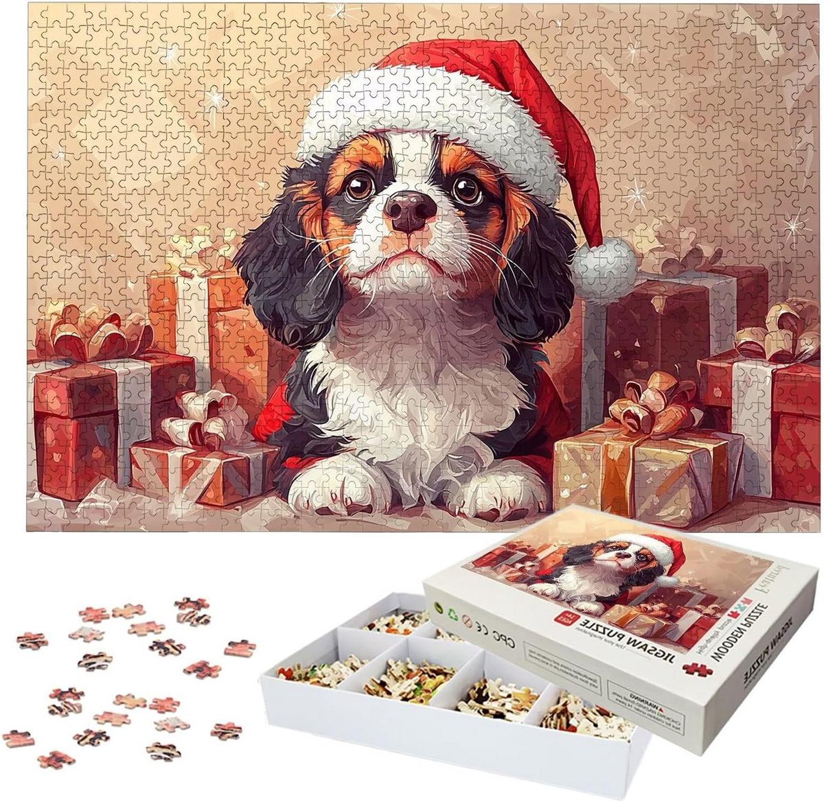 Houten Puzzel - Legpuzzel Volwassenen - Ontspanning Thuis - Lettermarkering Rug - 122 x 81 cm - Meerkleurig