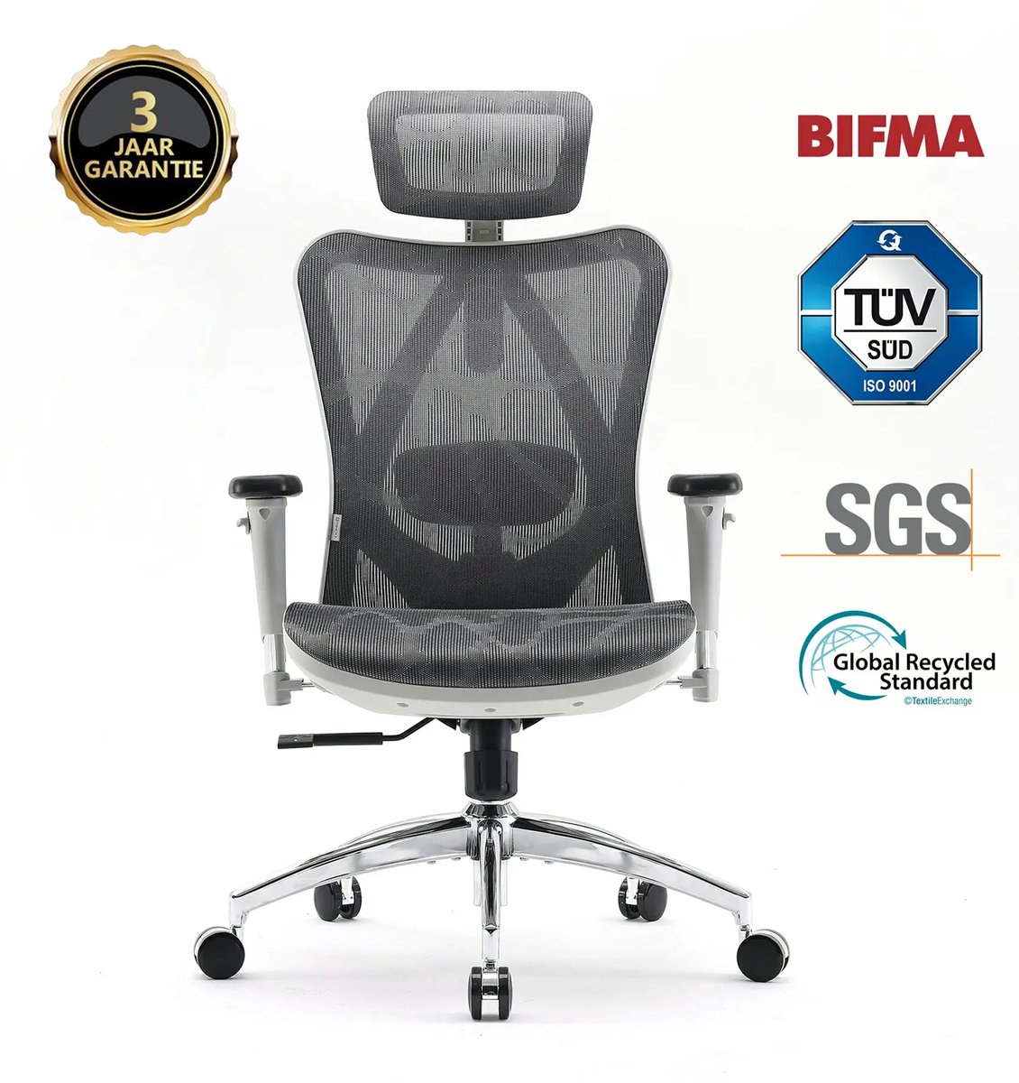 SIHOO M57 Ergonomische Bureaustoel met Verstelbare - FOSHAN KEZHIMEI FURNITURE CO.,LTD - €199,00