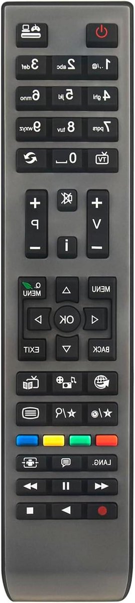 Vervang Afstandsbediening - Afstandsbediening TV - TV Bediening - Geen Programmering Nodig - 15 x 5 x 1 cm - Zwart