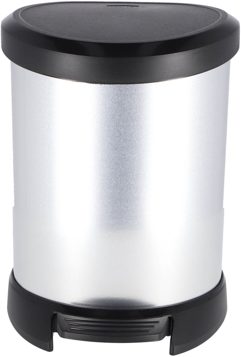Curver Decobin Pedaalemmer - 5L - Metallic