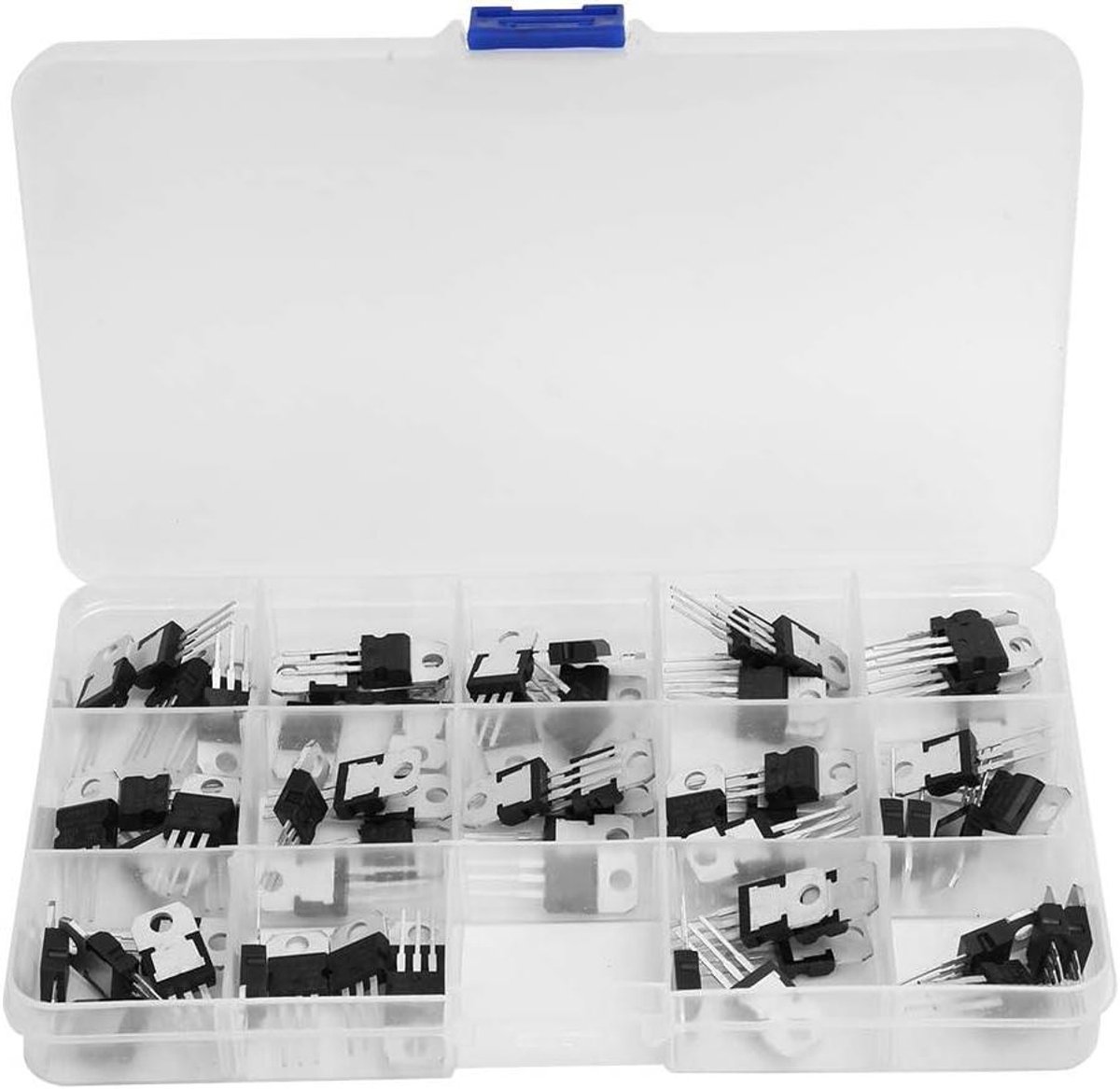 Spanningsregelaar Transistor Set - Elektronica Componenten Kit - Circuit Reparatie - 14 Verschillende Waarden - 70 Stuks - Niet gespecificeerd