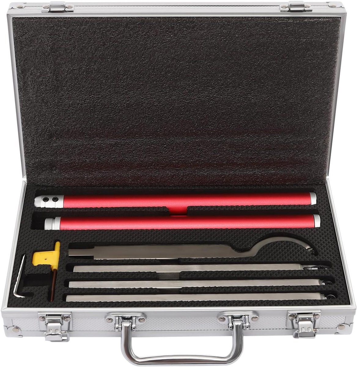 Houtdraaigereedschappen Set - Draaibank Gereedschap - Houtbewerking - 6 in 1 Carbide - Niet gespecificeerd - Rood