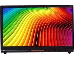 Draagbaar Touchscreen Display - Mini Monitor - Computer Uitbreiding - IPS HD Paneel - 7 Inch - Zwart