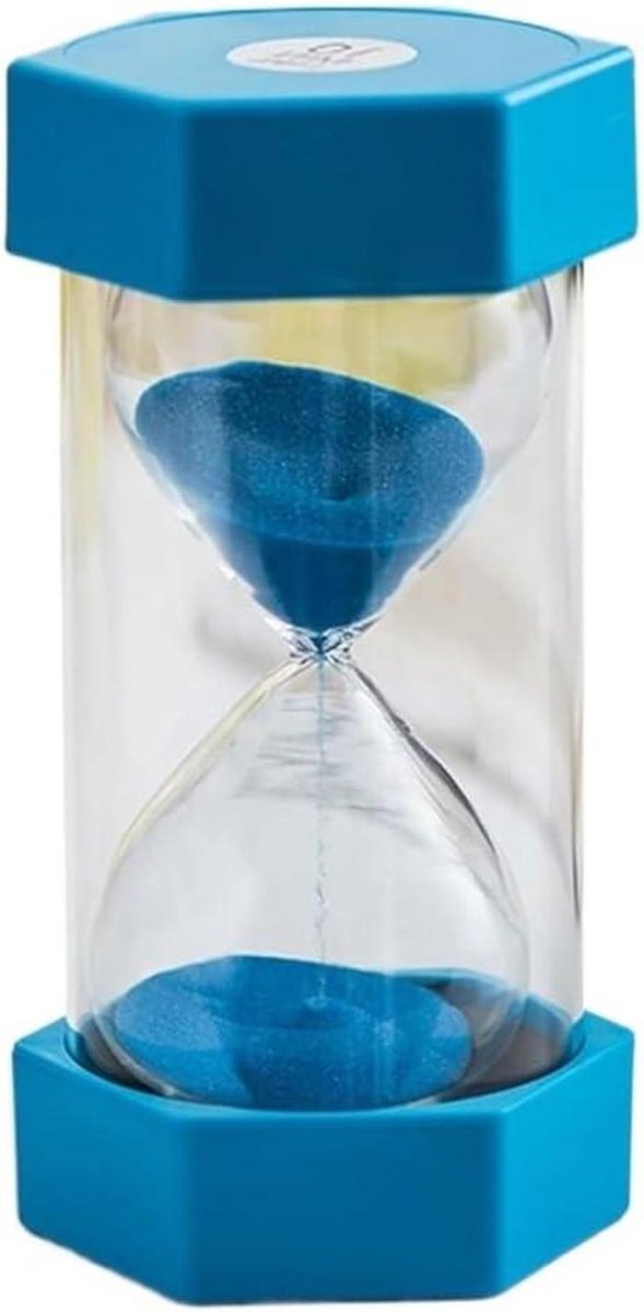 Zandloper Timer - Zandlopers Glas - Tijd Management - Dubbele Bescherming - 10 minuten - Blauw