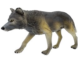 Bullyland 63460 – Speelfiguur Wolf – ca. 11cm – levensecht en detailrijk vormgegeven – ideaal als educatief speelfiguur, decoratie of klein cadeautje voor kinderen vanaf 3 jaar