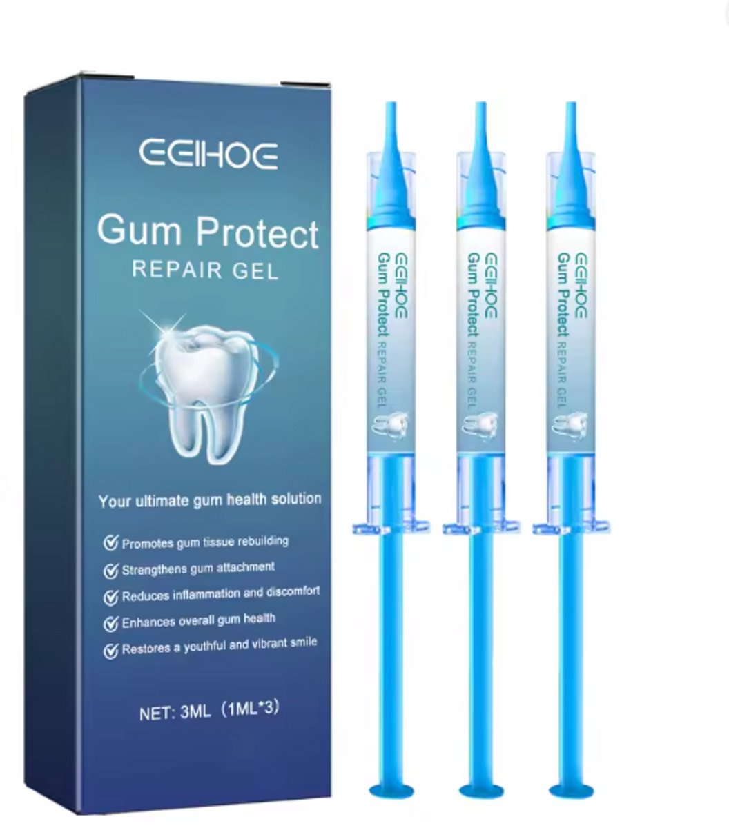 Eelhoe Gum Therapy Gel - Tandvlees Herstel & Bescherming - Tegen Terugtrekkend Tandvlees - Versterkt Tandvleesweefsel - Mondverzorging Serum - 4ml
