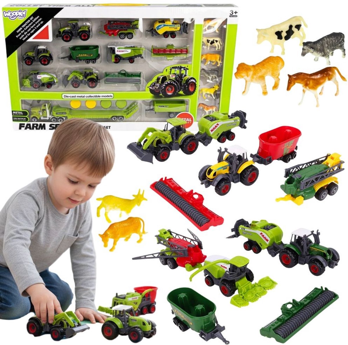 Woopie Boerderij Speelgoed: Tractoren, Machines & Dierenset