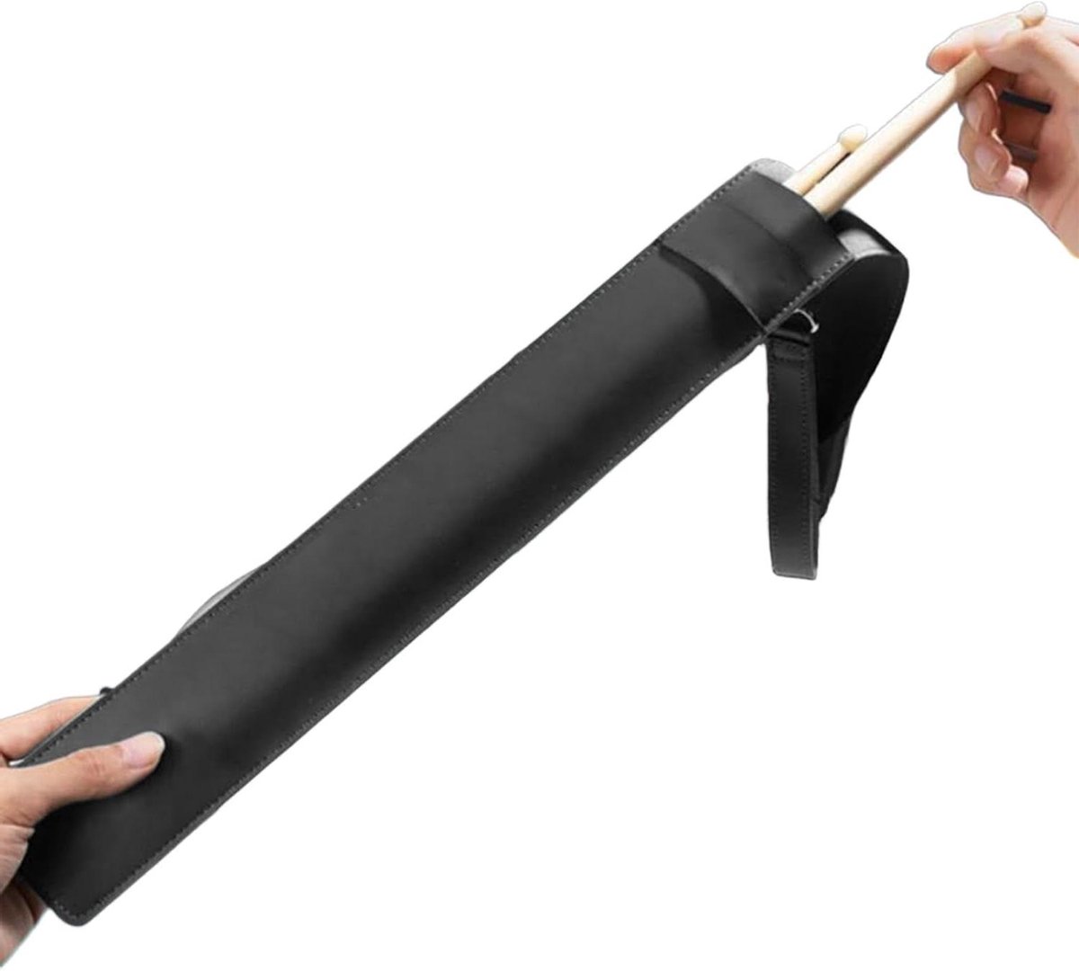 Drumstokken Tas - Mallet Hoes - Percussie Opslag - Efficiënte Toegang - 40 cm - Zwart