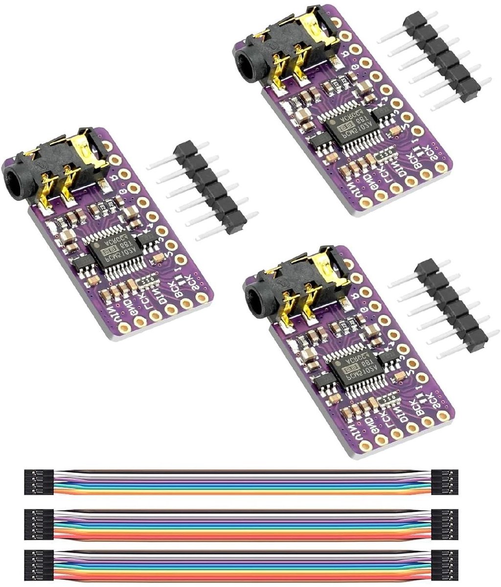 DAC Converter Module - Audio Decoder Module - Hoge Geluidskwaliteit - Geen Externe Condensator - 30x24mm - Groen
