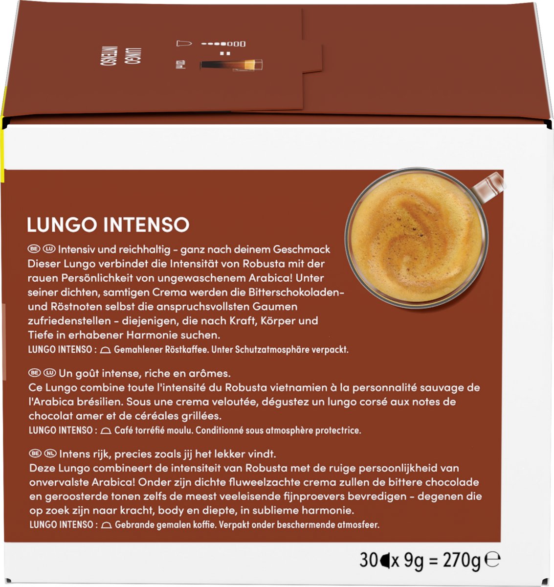 Nescafé Dolce Gusto capsules Lungo Intenso - 90 koffiecups voor 90 koppen koffie thumbnail 3
