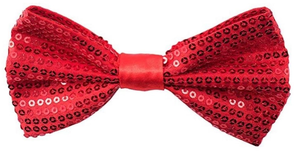 Verstelbare Glitter Strikdas voor Mannen - Perfect voor Feestjes en Bruiloften