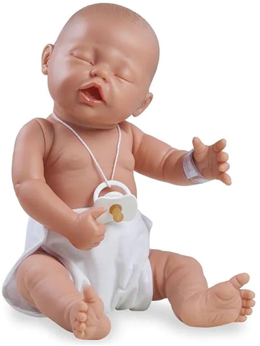 Babypop 45 cm jongen Luca slapend - The Doll Factory - vanaf 3 jaar