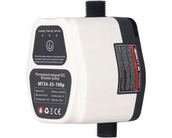 Boiler Booster Pomp, 100W 25L Automatische Energiebesparende Booster Pomp Geluidsarm Smart Sensing 100-240V Voor Badkamer (EU-stekker)