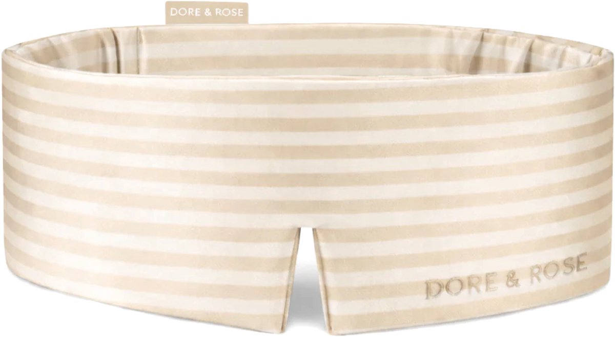 Dore & Rose - Slaapmasker - Oogmasker - Zijden Slaapmasker Voor Mannen en Vrouwen - Deep Sleep Mask - Eye Mask - Verduisterend - Wallen - Geel - Nº 94 La Lumiére du Matin