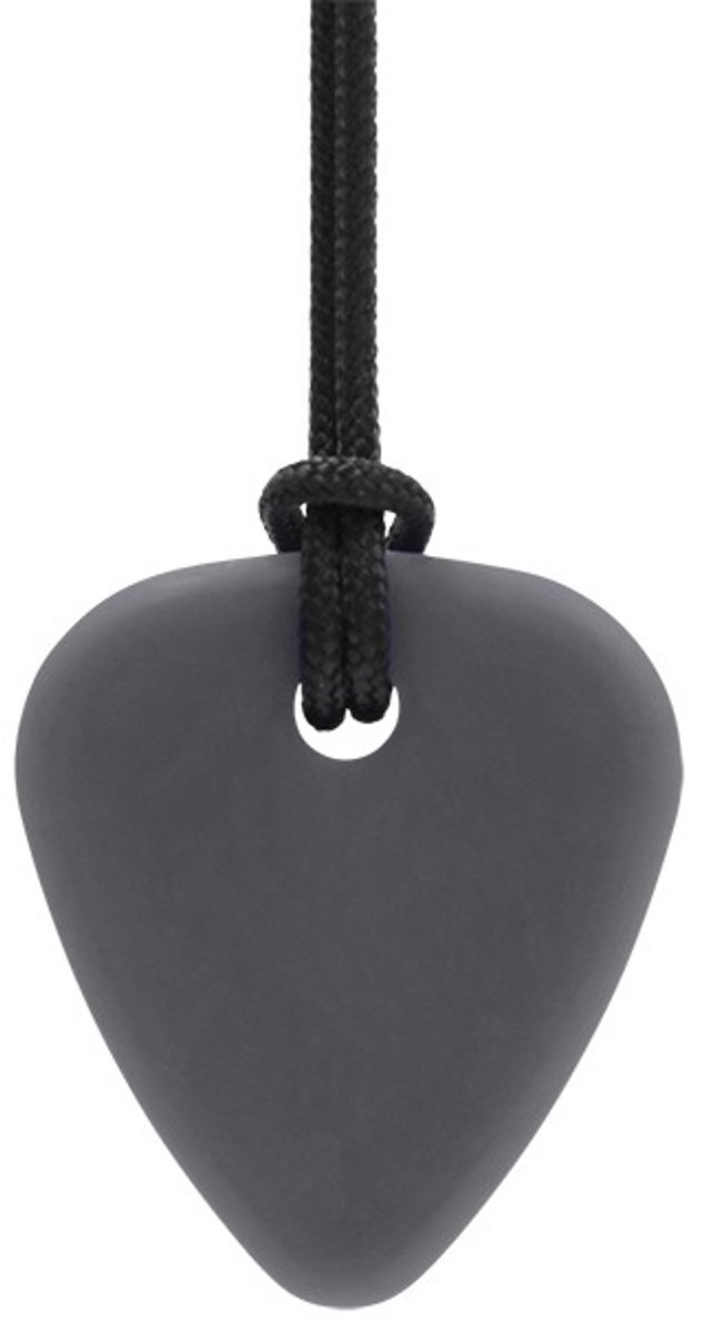 ARK Therapeutic kauwketting gitaarplectrum sensorisch speelgoed XXT donkergrijs.