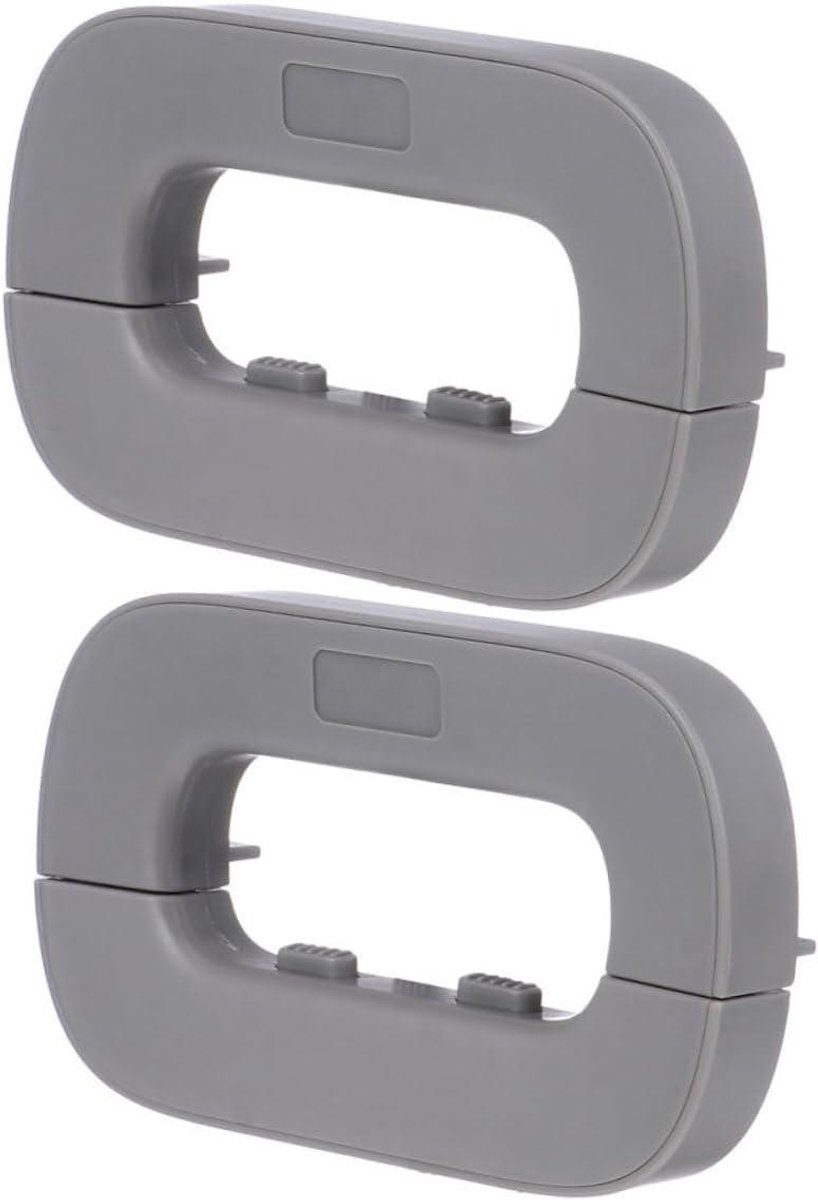 Kindveilige Koelkastsloten - Ladebeveiliging Peuters - Meubels Beveiligen - Eenvoudig Drukmechanisme - 11 x 7 x 2 cm - Grijs