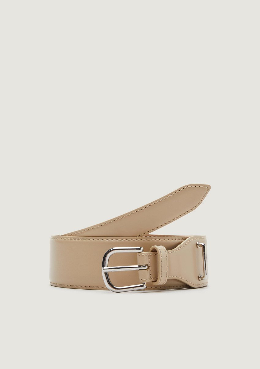 comma - female - Leren riem met gesp