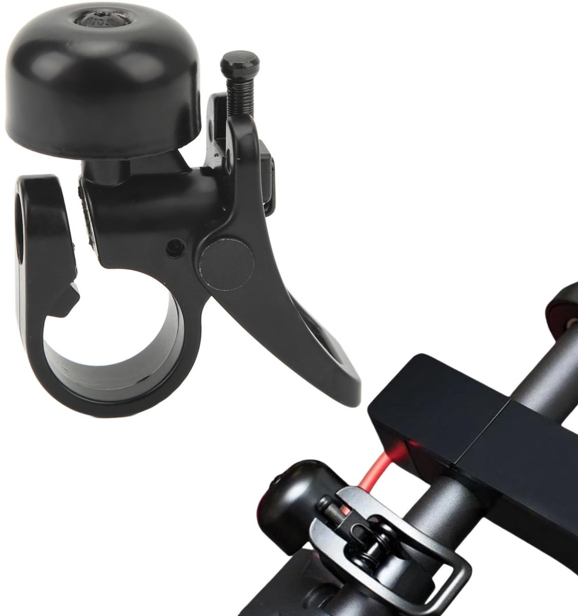 aladdien - Luid Geluid - Lichtgewicht Scooterhoornbel - Eenvoudige Installatie - Aluminiumlegering - Geschikt voor Elektrische Scooters - Optimalise...