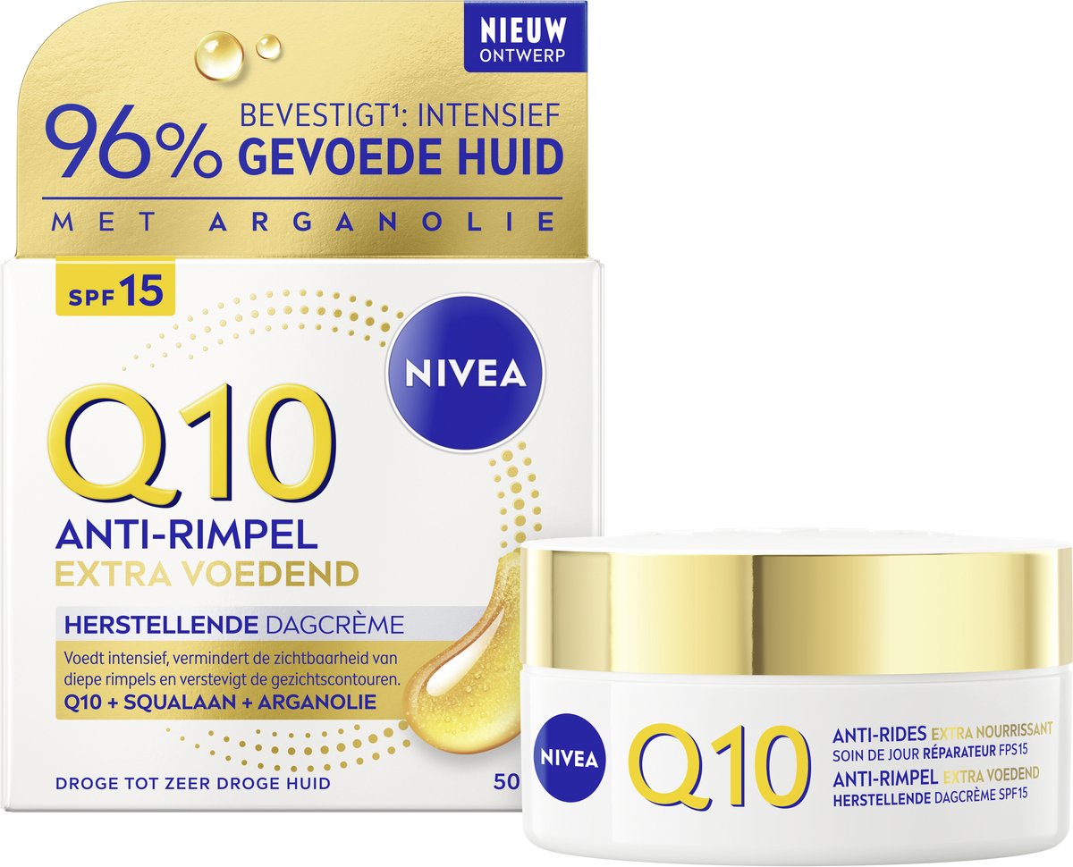 Nivea Q10 Power Anti-Rimpel + Extra Voedende Dagcrème 50ML
