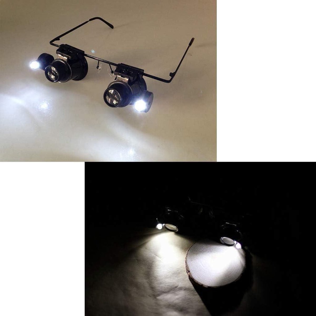Vergrootglas met Lamp - Vergrootloep Vergrootglas - Hobby Reparatie - Glazen Lens - N.v.t. - N.v.t.