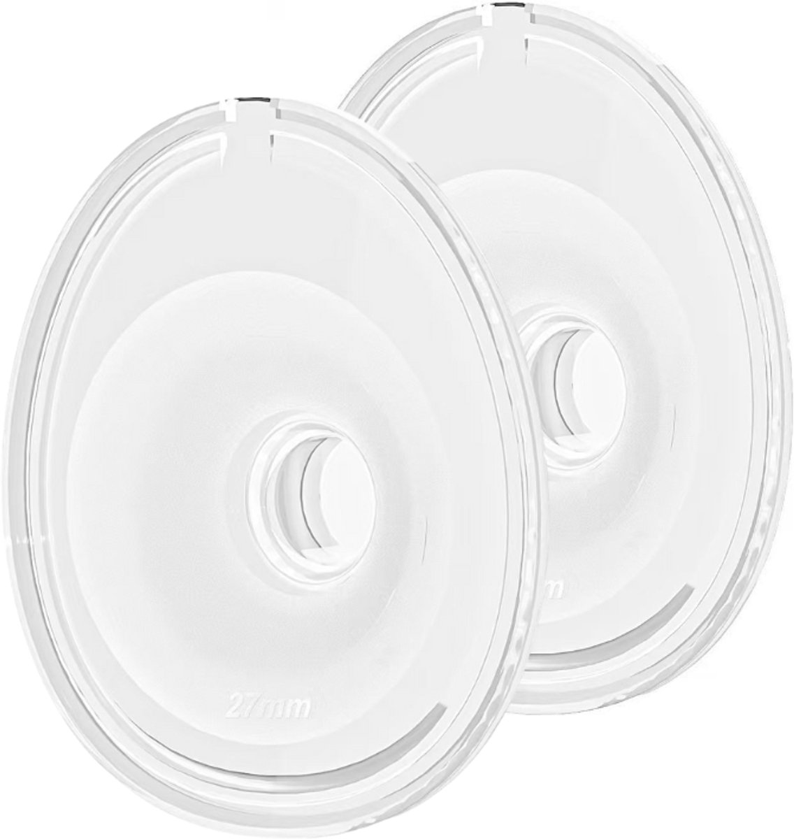 Youha Evera Borstschilden 27 mm – 2 stuks – Siliconen Borstschilden Borstkolf – Ovaal Design – Comfortabel Kolven