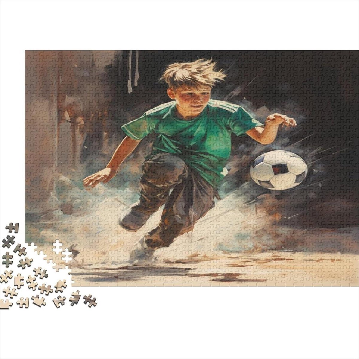 Fotopuzzel 1000 stukjes - Eigen foto puzzel Gepersonaliseerde puzzel - Ontspanning thuis - Met bonus poster