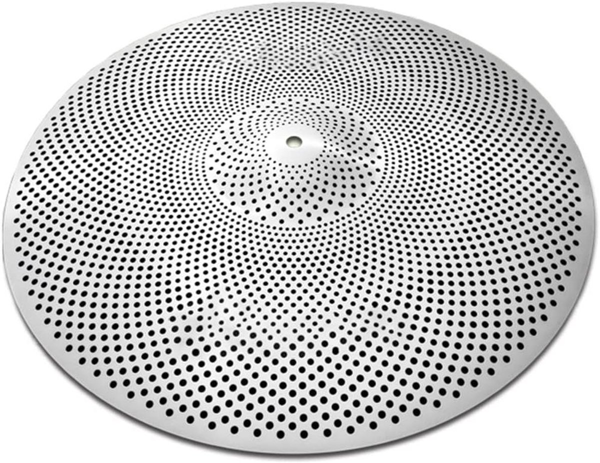 Drum Bekken - Cimbaal Oefenbekken - Stil Oefenen - Laag Volume - 20 inch - Metaal