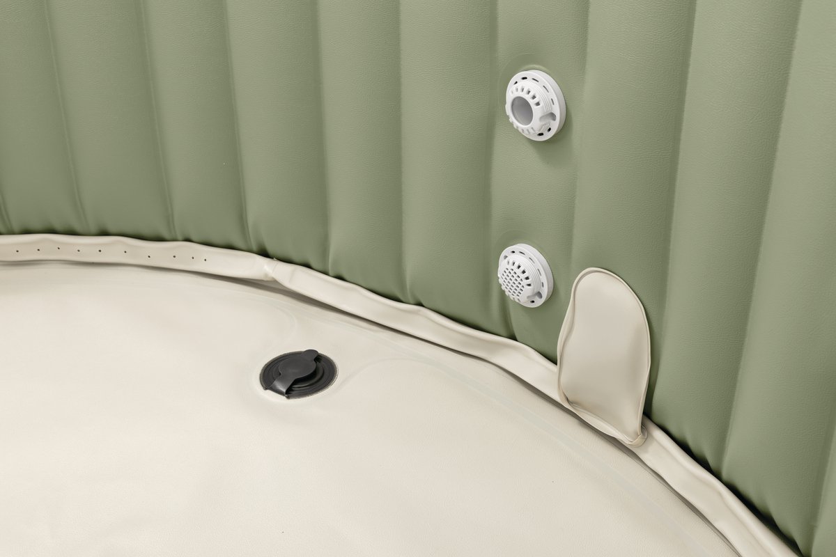 Intex PureSpa Bubble Massage inflatable hot tub - 6 people - Ø 216 x 71 cm - Olive green