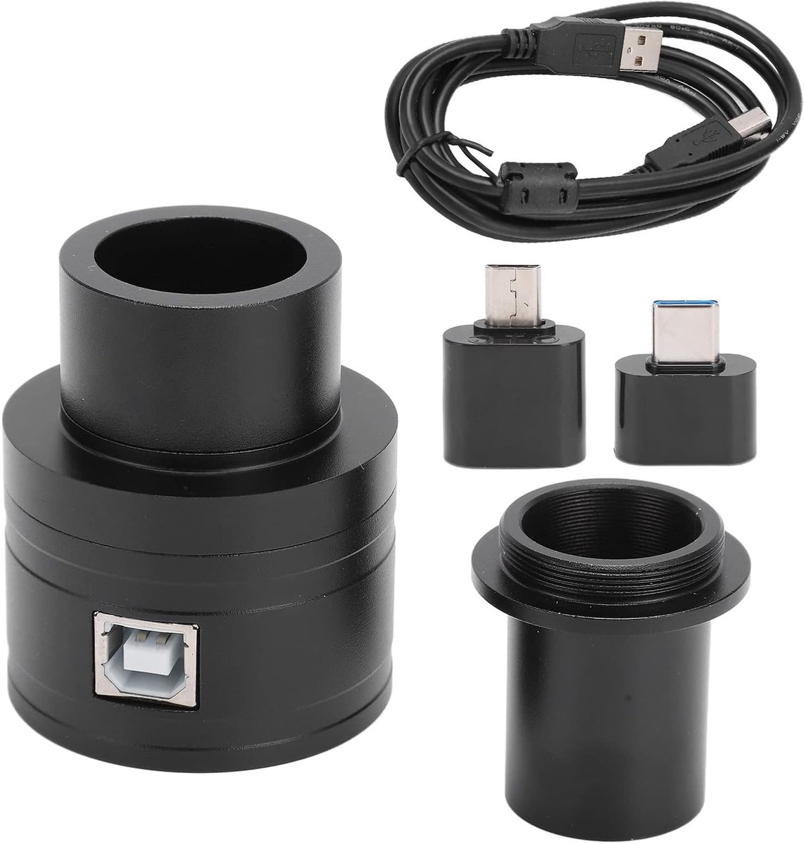 Digitale Oculair voor Telescoop, CMOS Camera Oculair voor Computer, Mobiele Telefoon en Tablet, Geschikt voor 1.25 Inch Astronomie Camera