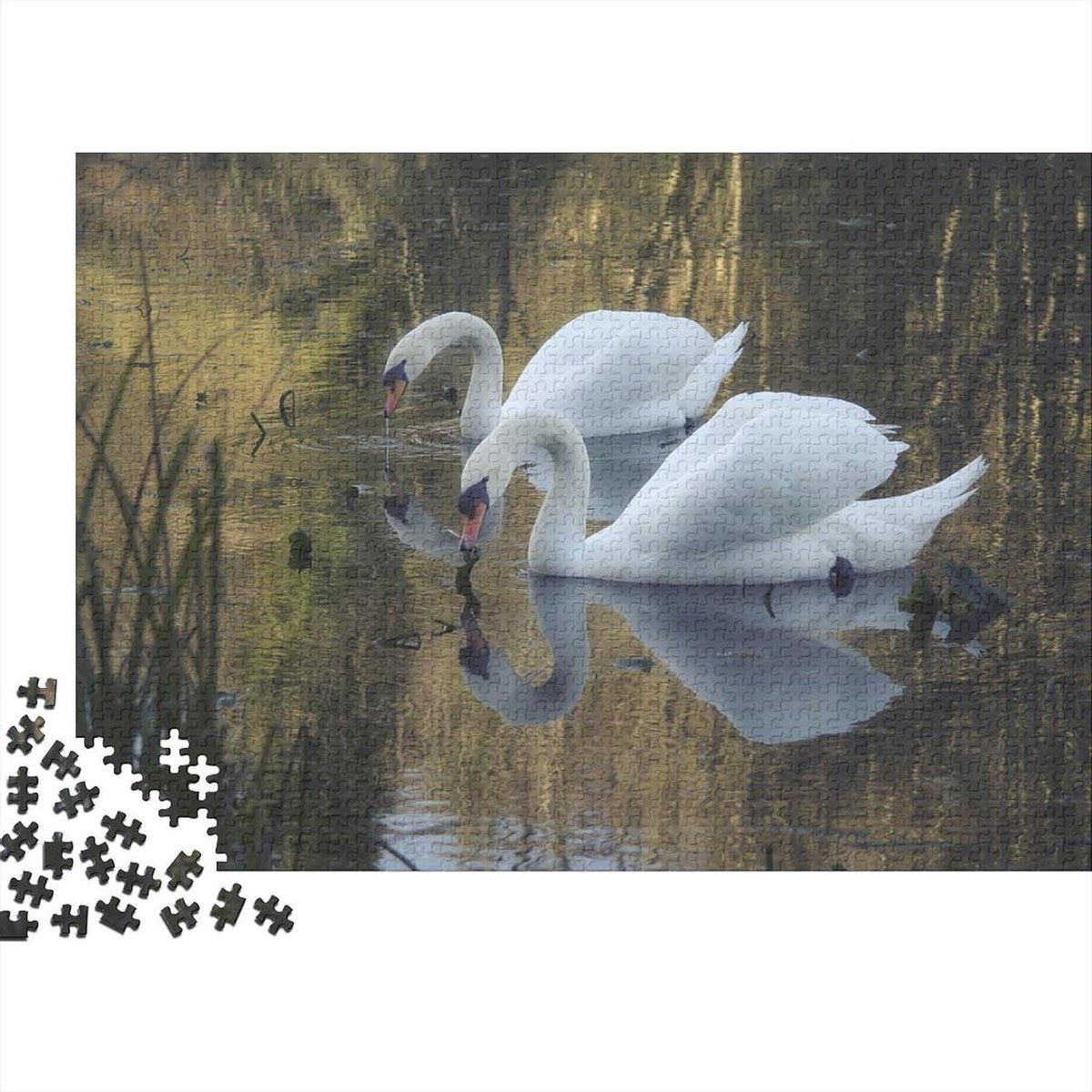 Gepersonaliseerde Puzzel - Fotopuzzel Op Maat - Ontspanning en Decompressie - Unieke Vorm Puzzelstukjes - 75x50 cm - Meerdere Kleuren
