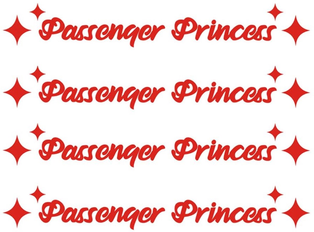 aladdien - Autostickers - Grappige Beletteringsstickers - Decoratie voor Auto - Rood - Stickers voor Autoruiten - Geschikt voor Vrachtwagens en Terr...