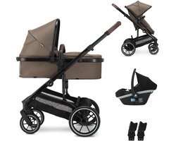 Deryan Noa Kinderwagen 3-in-1 - Wandelwagen met Autostoel - Hazel